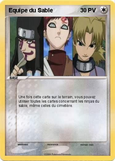 Pokemon Equipe du Sable