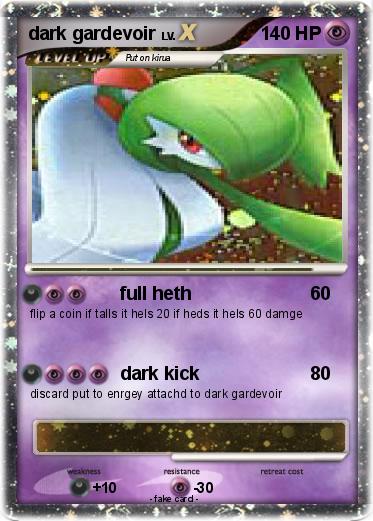 Pokemon dark gardevoir