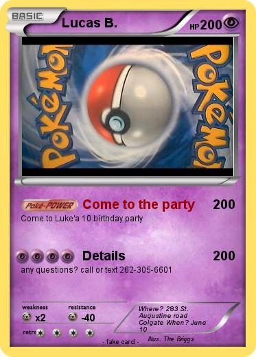 Pokemon Lucas B.