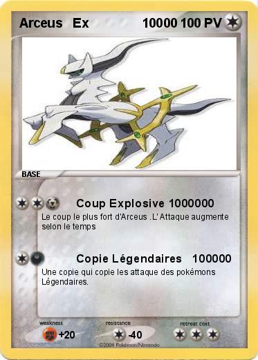 Pokemon Arceus   Ex               10000