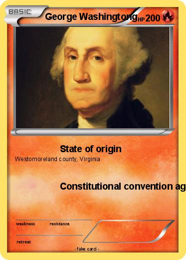 Pokemon George Washingtong