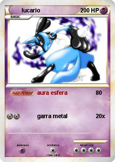 Pokemon lucario