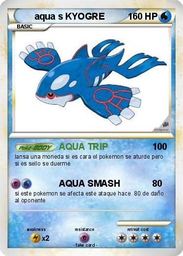Pokemon aqua s KYOGRE