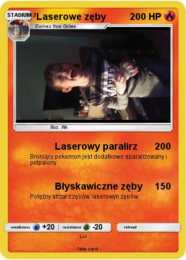 Pokemon Laserowe zęby