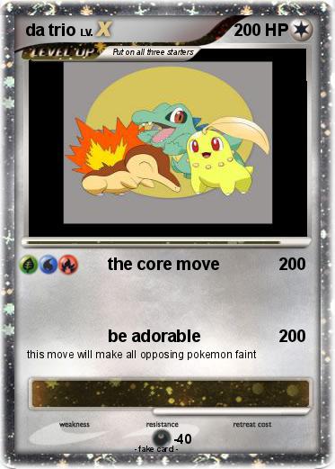 Pokemon da trio