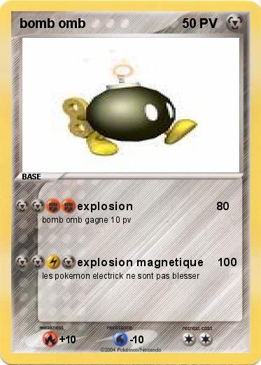 Pokemon bomb omb