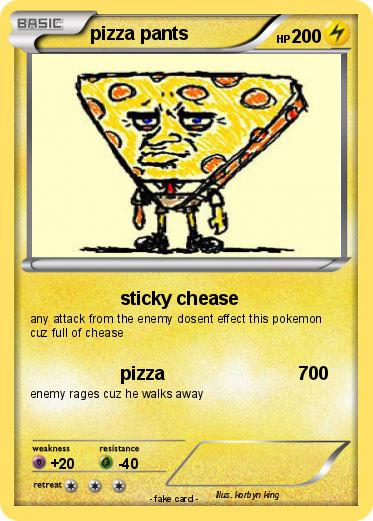 Pokemon pizza pants