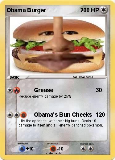 Pokemon Obama Burger