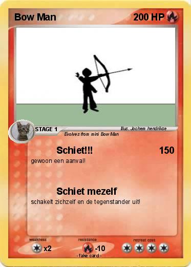 Pokemon Bow Man