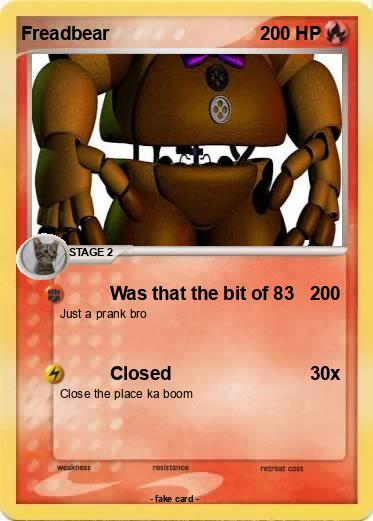 Pokemon Freadbear