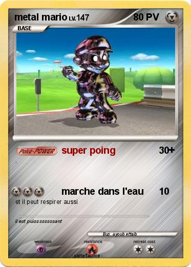 Pokemon metal mario