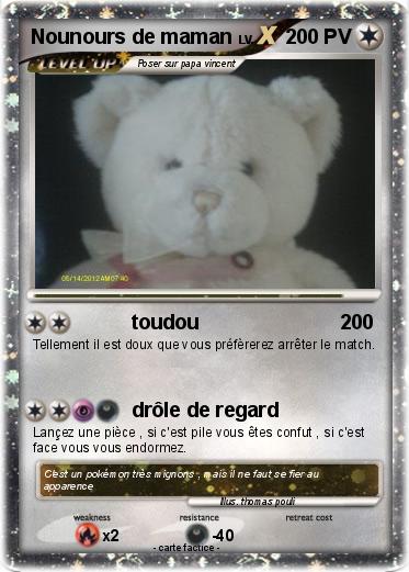 Pokemon Nounours de maman
