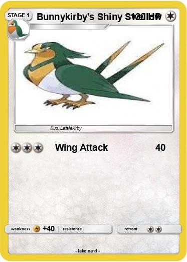Pokemon Bunnykirby's Shiny Swellow