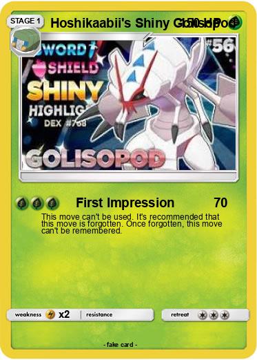 Pokemon Hoshikaabii's Shiny Golisopod