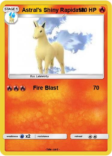 Pokemon Astral's Shiny Rapidash