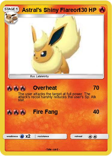 Pokemon Astral's Shiny Flareon
