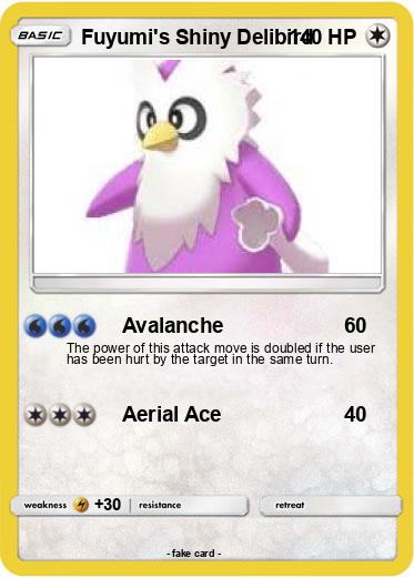 Pokemon Fuyumi's Shiny Delibird