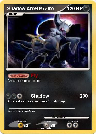 Pokemon Shadow Arceus