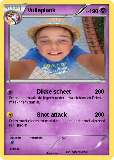 Pokemon Vuileplank