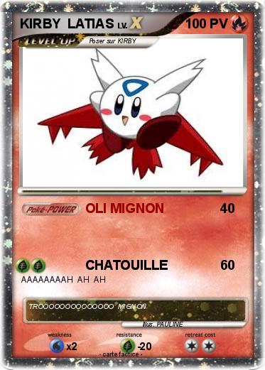 Pokemon KIRBY  LATIAS