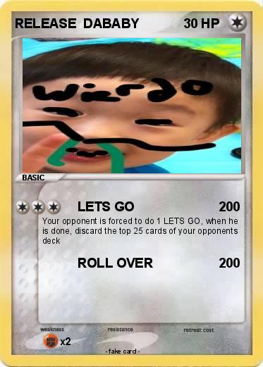 Pokemon RELEASE  DABABY