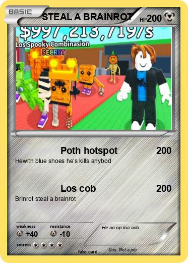 Pokemon STEAL A BRAINROT