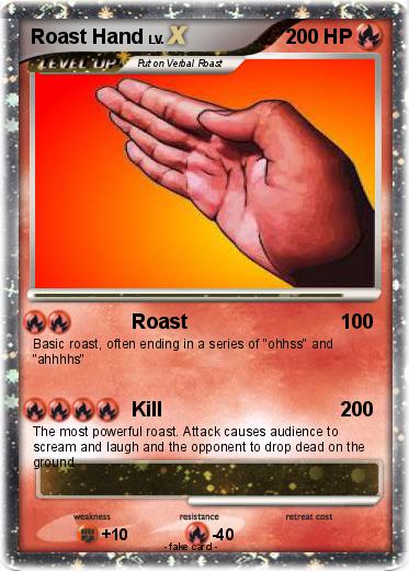Pokemon Roast Hand