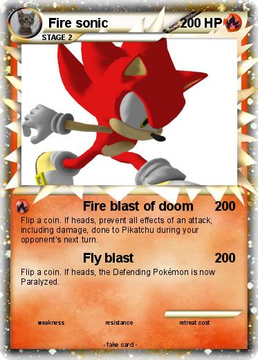 Pokemon Fire sonic