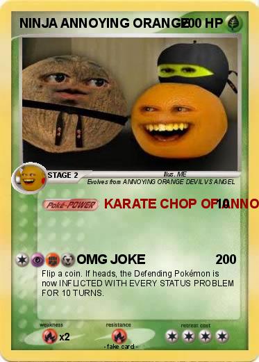 Pokemon NINJA ANNOYING ORANGE