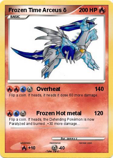 Pokemon Frozen Time Arceus δ