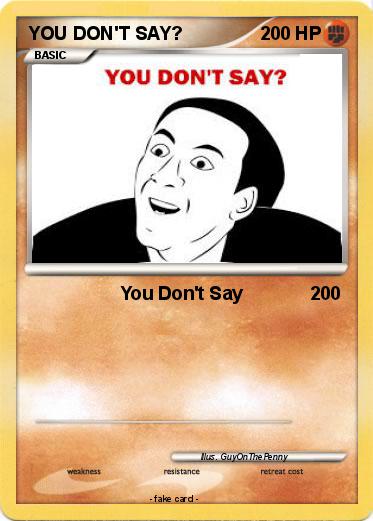 Pokemon YOU DON'T SAY?