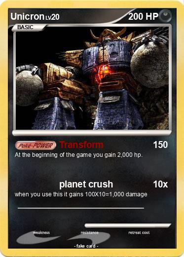 Pokemon Unicron