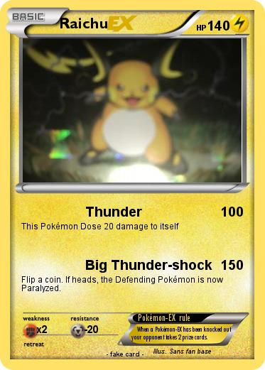 Pokemon Raichu