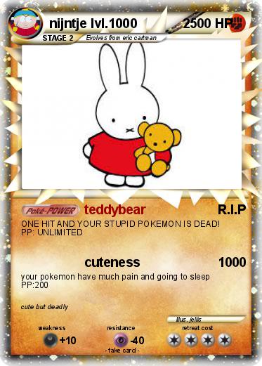 Pokemon nijntje lvl.1000