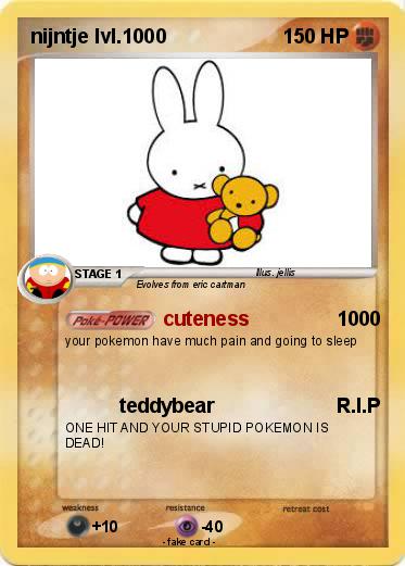 Pokemon nijntje lvl.1000