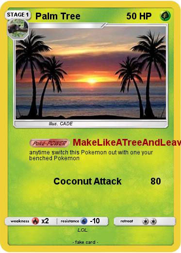 Pokemon Palm Tree