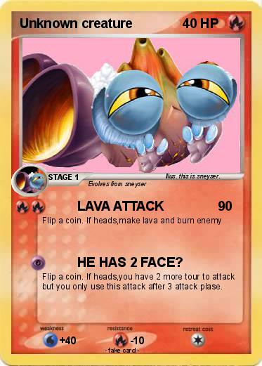 Pokemon Unknown creature