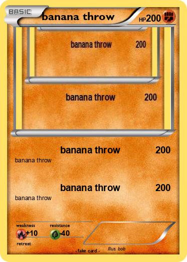 Pokemon banana throw