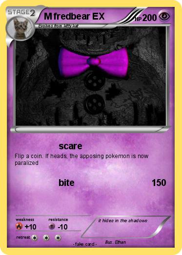 Pokemon M fredbear EX