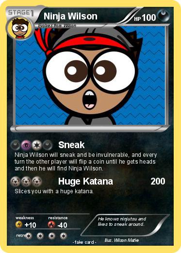 Pokemon Ninja Wilson