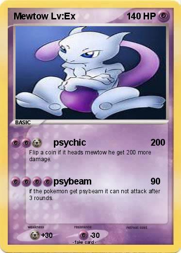 Pokemon Mewtow Lv:Ex