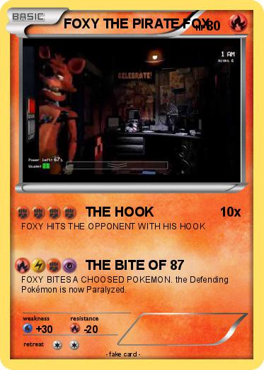 Pokemon FOXY THE PIRATE FOX