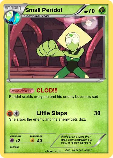 Pokemon Small Peridot