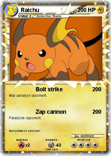 Pokemon Raichu