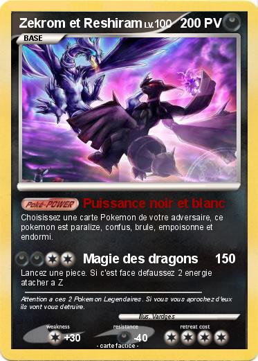 Pokemon Zekrom et Reshiram