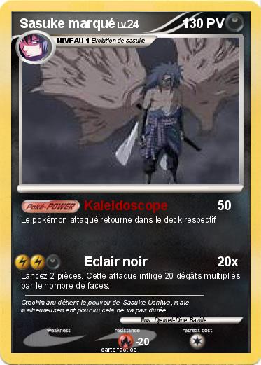 Pokemon Sasuke marqué
