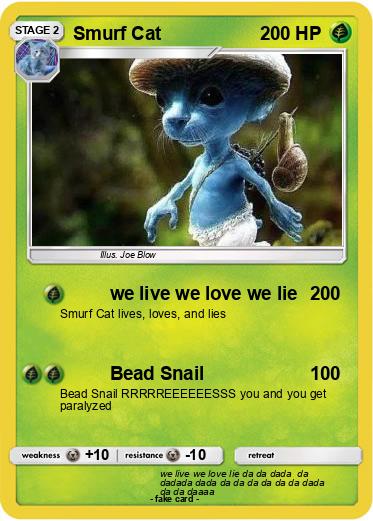 Pokemon Smurf Cat