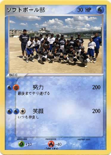 Pokemon ソフトボール部