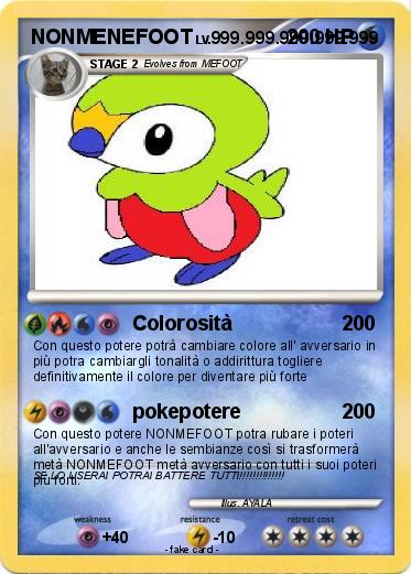 Pokemon NONMENEFOOT