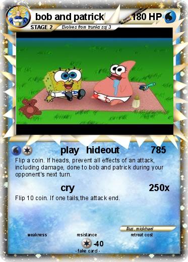 Pokemon bob and patrick